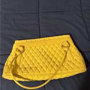 Vera Bradley Yellow Quilted Shoulder Bag